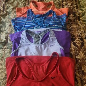 5 Nike bra camis